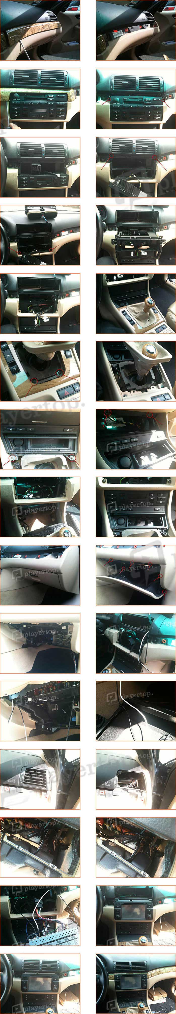 Montage autoradio gps bmw e46 2006